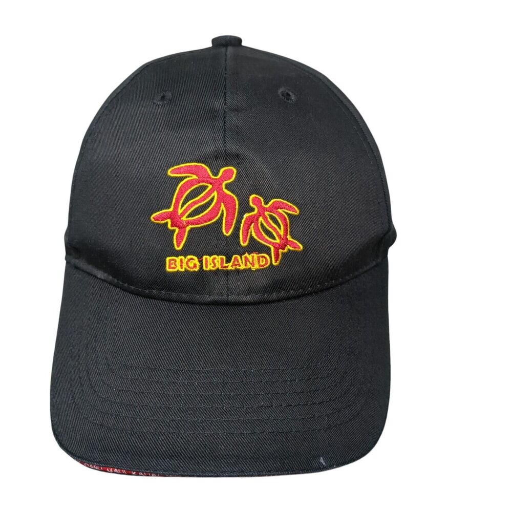 Big Island Snapback Hat Black OSFA Adjustable Hawaiian Headwear W/Tags